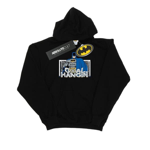 DC Comics Mens Batman Football Goal Hangin´ Hoodie