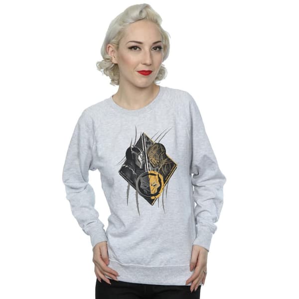 Marvel Womens/Ladies Black Panther Vs Killmonger Sweatshirt
