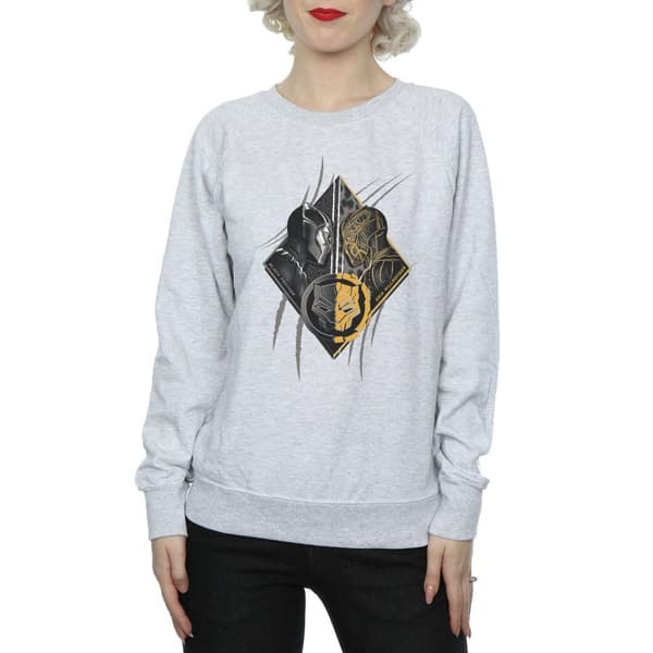 Marvel Womens/Ladies Black Panther Vs Killmonger Sweatshirt