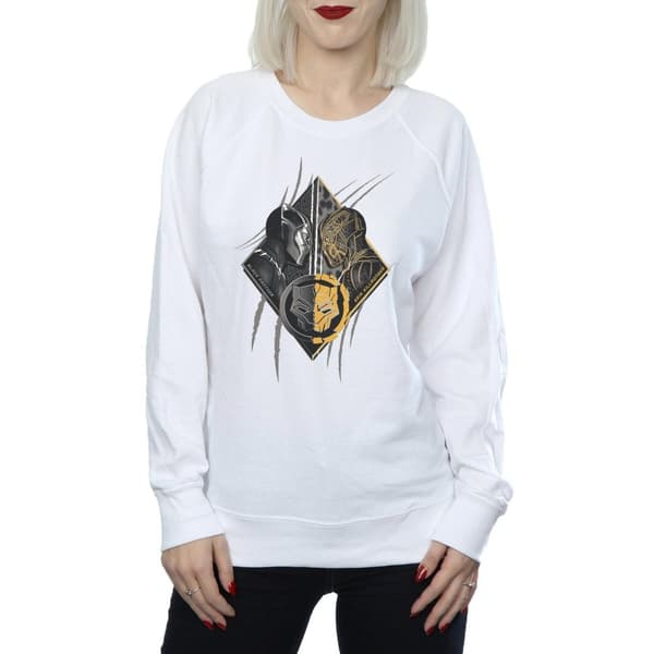 Marvel Womens/Ladies Black Panther Vs Killmonger Sweatshirt