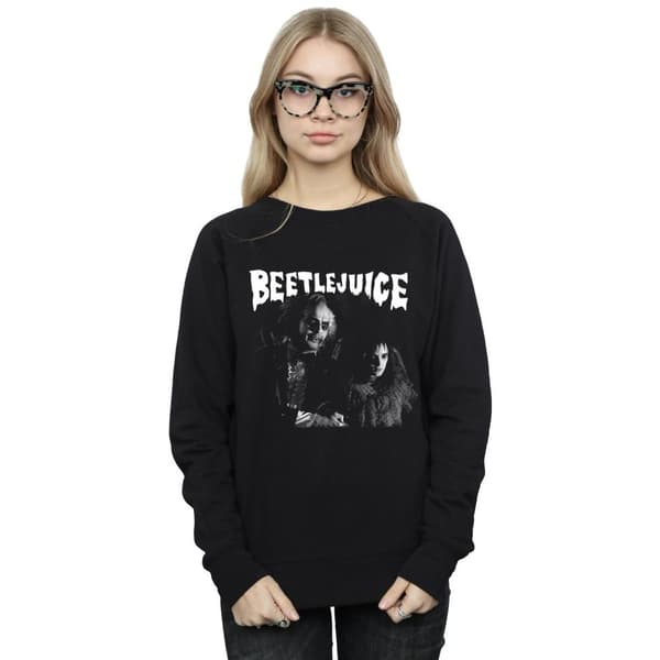 Beetlejuice Womens/Ladies Monochrome Pair Sweatshirt