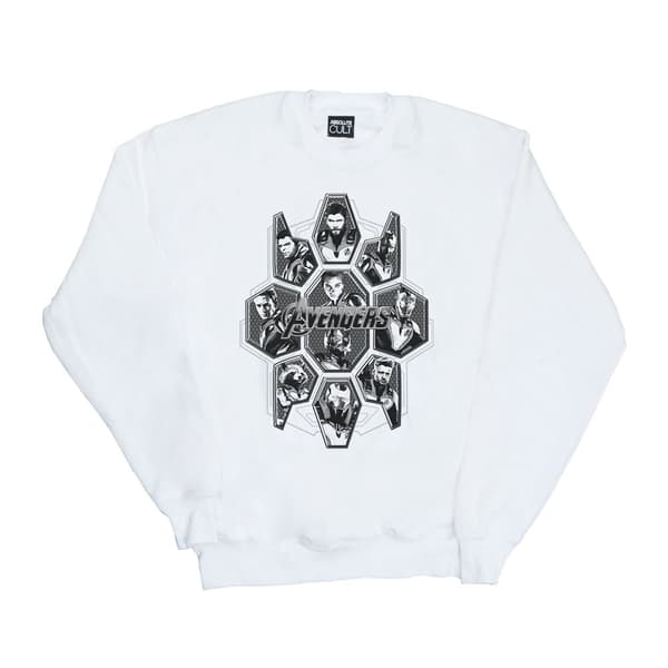Marvel Womens/Ladies Avengers Endgame Hero Shapes Sweatshirt