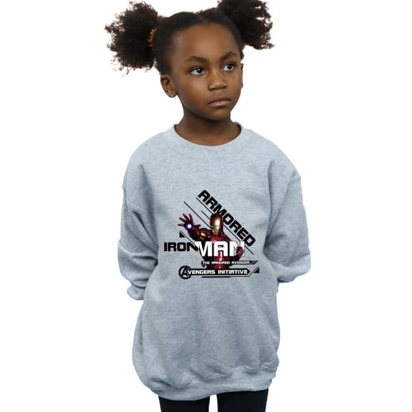 Marvel Girls Avengers Iron Man - Sweatshirt med Avenger-pansar