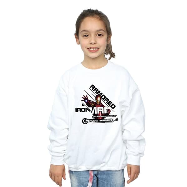 Marvel Girls Avengers Iron Man - Sweatshirt med Avenger-pansar