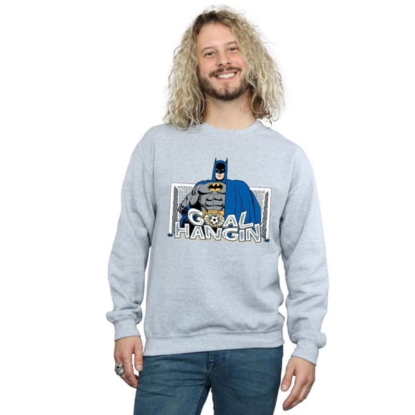 DC Comics Mens Batman fotbollsmål hängande´ Sweatshirt