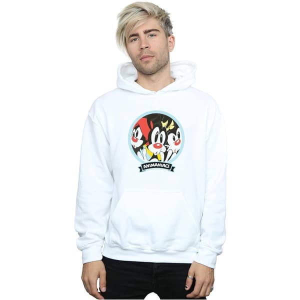 Animaniacs Mens Fisheye Group Hoodie