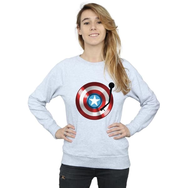 Marvel Womens/Ladies Captain America Turntable Sweatshirt