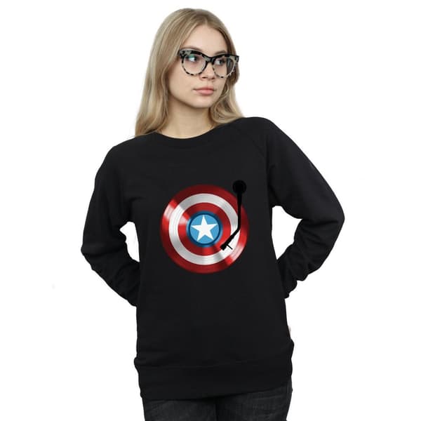 Marvel Womens/Ladies Captain America Turntable Sweatshirt