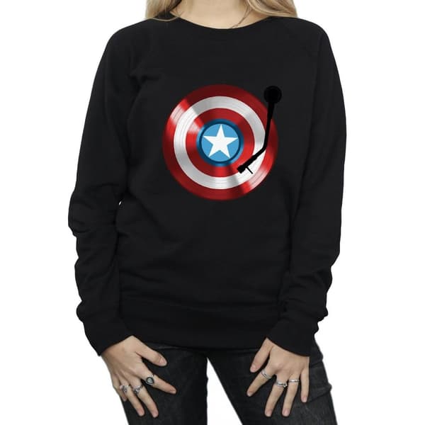Marvel Womens/Ladies Captain America Turntable Sweatshirt