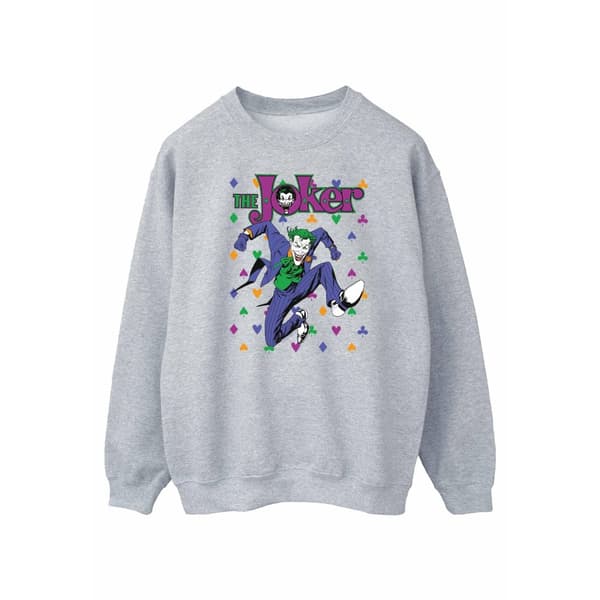 DC Comics Dam/Tjej Batman Joker Cards Jump Sweatshirt
