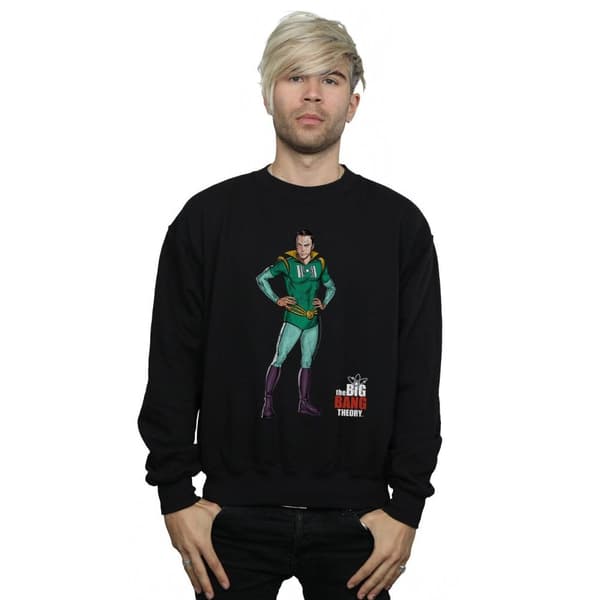 The Big Bang Theory Mens Sheldon Superhero Sweatshirt