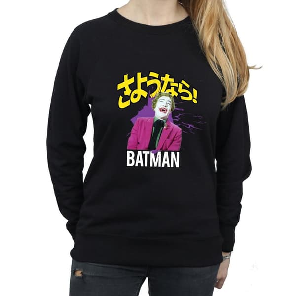 DC Comics Dam/Tjej Batman TV Series Joker Splat Sweatshirt