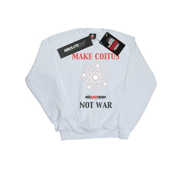 The Big Bang Theory Mens Make Coitus Not War Sweatshirt