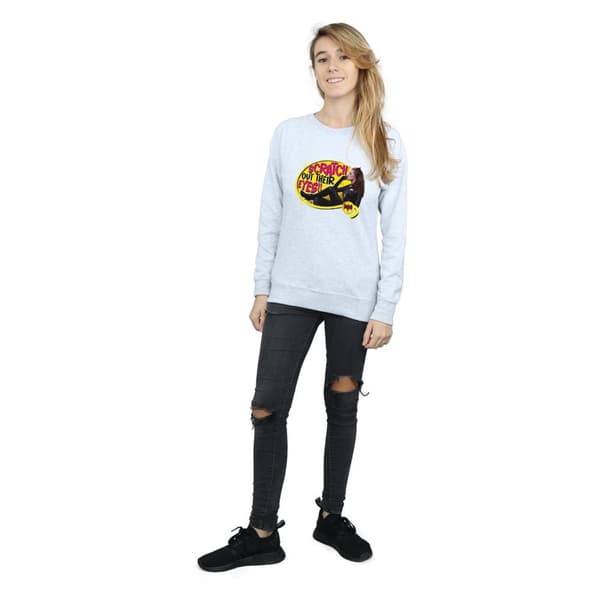 DC Comics Dam/kvinnor Batman TV Series Catwoman Scratch Sweatshirt
