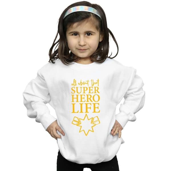 Marvel Girls Avengers Endgame Superhero Life Sketch Sweatshirt