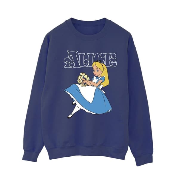 Disney Sweatshirt med blommor från Alice i underlandet - dam/dam