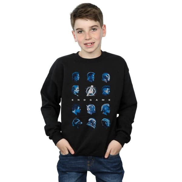 Marvel Boys Avengers Endgame Character Lineup Sweatshirt