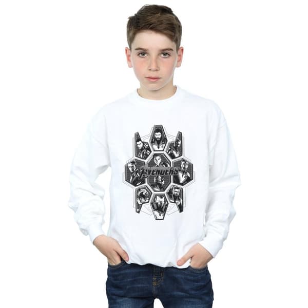 Marvel Boys Avengers Endgame Hero Shapes Sweatshirt