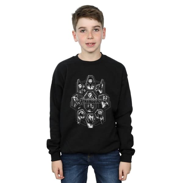 Marvel Boys Avengers Endgame Hero Shapes Sweatshirt