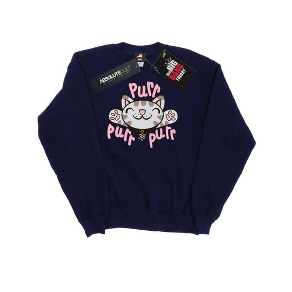 Big Bang Theory Dam/Tjej Soft Kitty Purr Sweatshirt