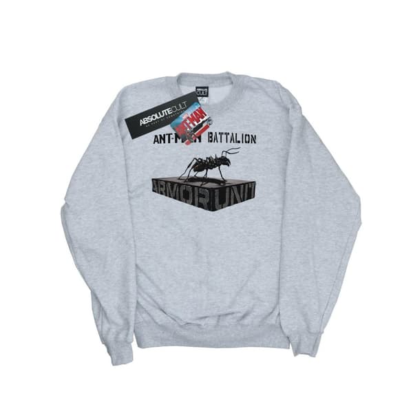 Marvel Boys Ant-Man Batallion Sweatshirt Sports Grey 5-6 Years