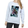 Miniatyrbillede 3 af 5: Marvel Womens/Ladies Avengers Assemble Team Montage Sweatshirt