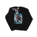Miniatyrbillede 1 af 5: Marvel Womens/Ladies Avengers Assemble Team Montage Sweatshirt