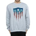 Miniatyrbillede 3 af 5: Marvel Mens Captain America Flag Shield Sweatshirt