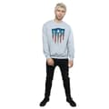 Miniatyrbillede 4 af 5: Marvel Mens Captain America Flag Shield Sweatshirt