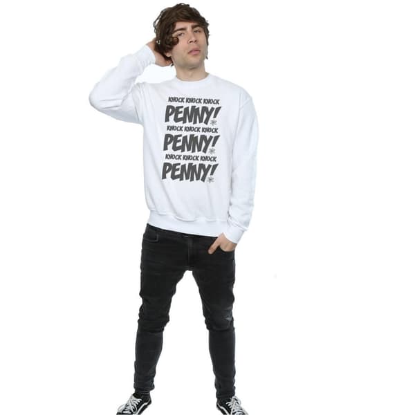 The Big Bang Theory Mens Sheldon Knock Knock Penny Sweatshirt