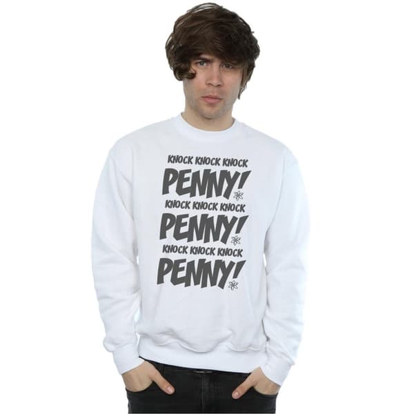 The Big Bang Theory Mens Sheldon Knock Knock Penny Sweatshirt