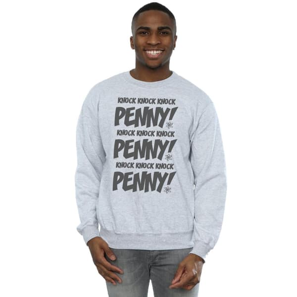 The Big Bang Theory Mens Sheldon Knock Knock Penny Sweatshirt