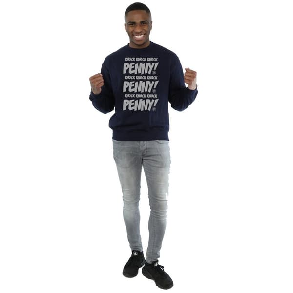 The Big Bang Theory Mens Sheldon Knock Knock Penny Sweatshirt