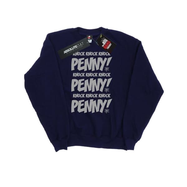 The Big Bang Theory Mens Sheldon Knock Knock Penny Sweatshirt