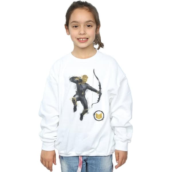 Marvel Sweatshirt med målad Hawkeye från Avengers Endgame för tjejer
