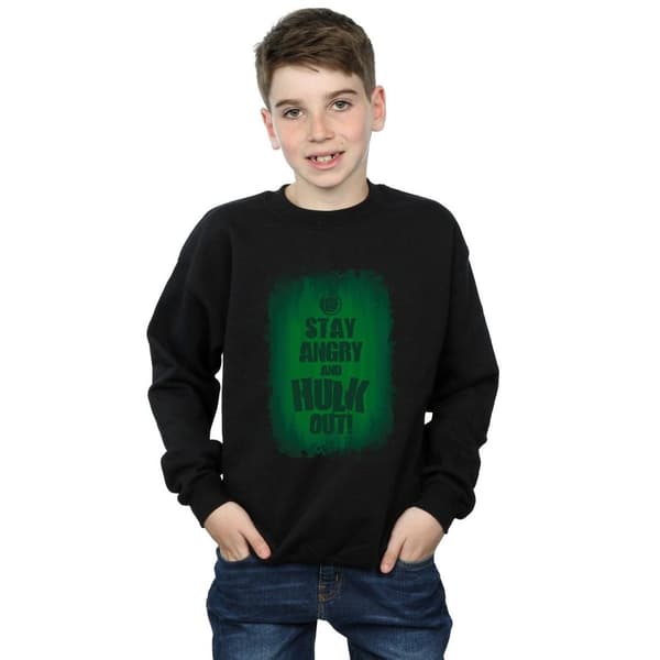 Marvel Hulk Stay Angry-tröja för pojkar