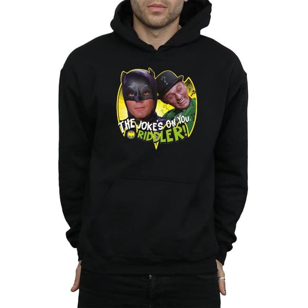 DC Comics Mens Batman TV Series The Riddler Joke Hoodie