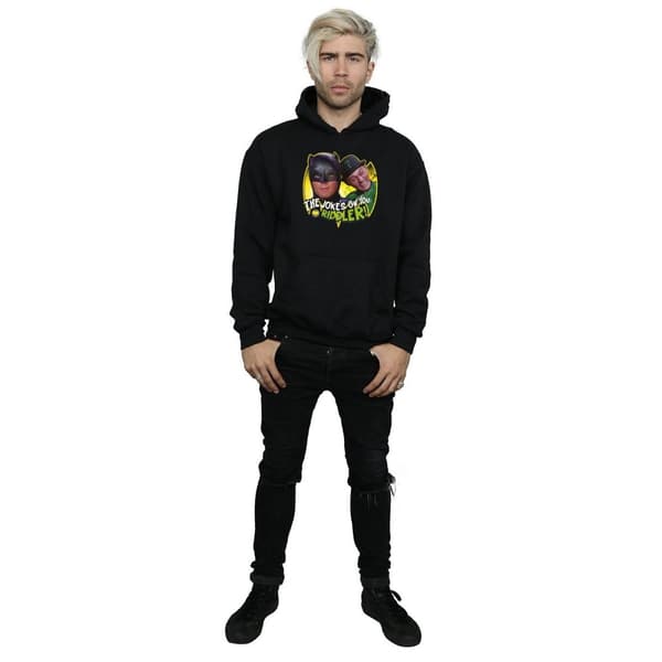 DC Comics Mens Batman TV Series The Riddler Joke Hoodie