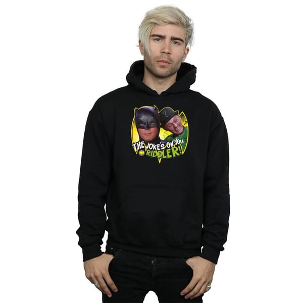 DC Comics Mens Batman TV Series The Riddler Joke Hoodie