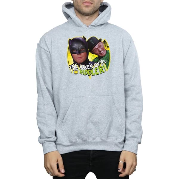 DC Comics Mens Batman TV Series The Riddler Joke Hoodie