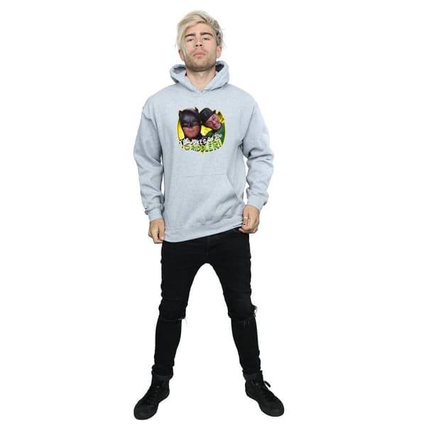DC Comics Mens Batman TV Series The Riddler Joke Hoodie