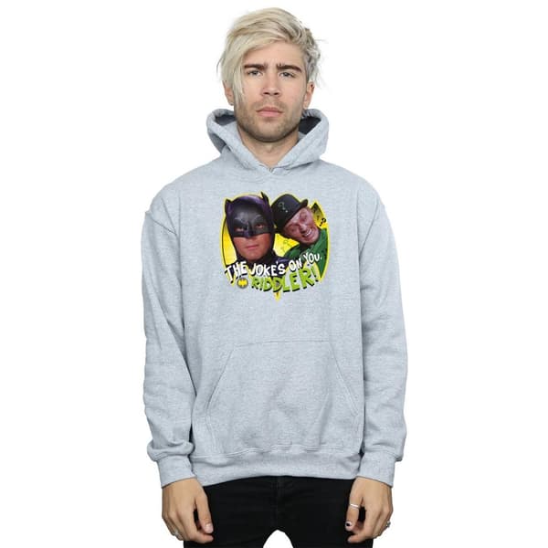DC Comics Mens Batman TV Series The Riddler Joke Hoodie
