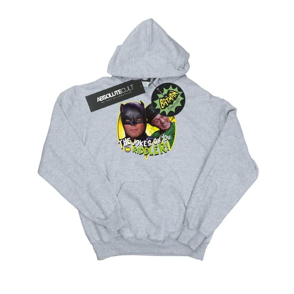 DC Comics Mens Batman TV Series The Riddler Joke Hoodie