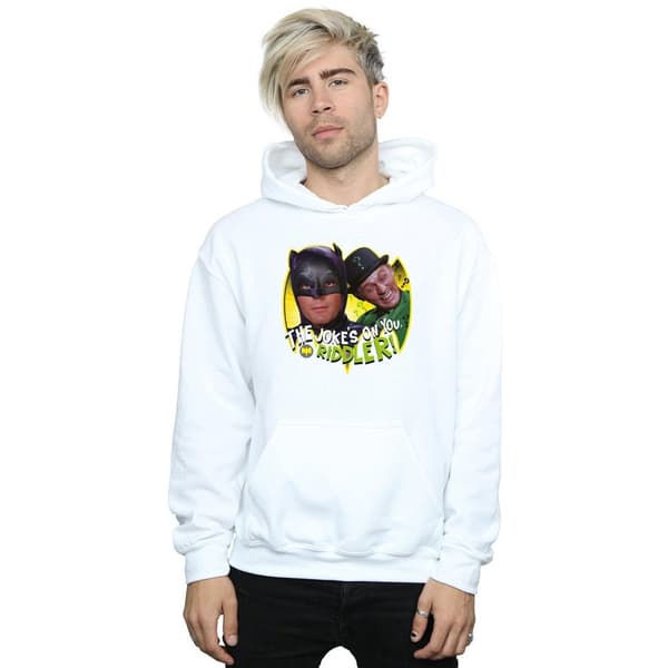 DC Comics Mens Batman TV Series The Riddler Joke Hoodie