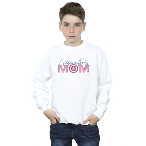 Marvel Boys Avengers Captain America Mum Sweatshirt