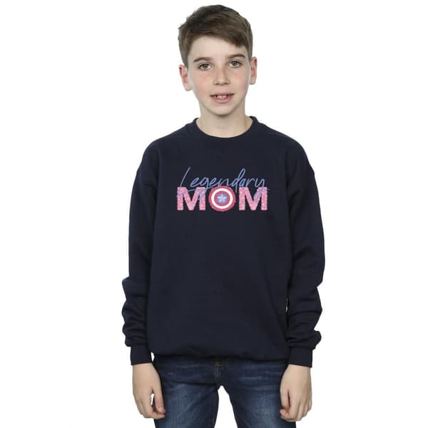 Marvel Boys Avengers Captain America Mum Sweatshirt