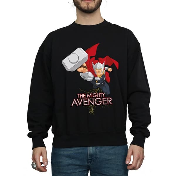 Marvel Mens Thor The Mighty Avenger Sweatshirt