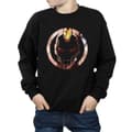 Miniatyrbillede 3 af 5: Marvel Boys Iron Man Montage Symbol Sweatshirt
