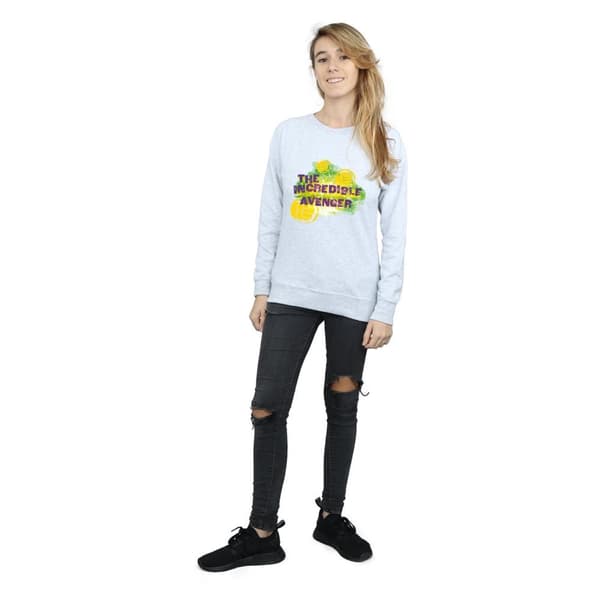 Marvel Womens/Ladies Hulk Incredible Avenger Sweatshirt