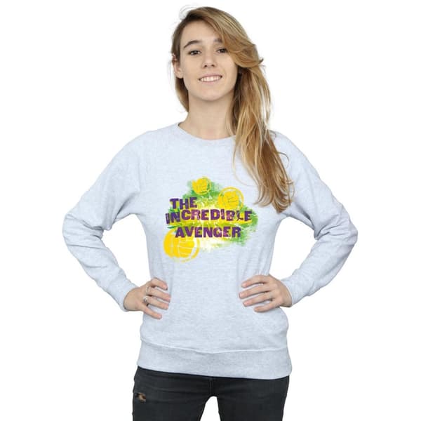 Marvel Womens/Ladies Hulk Incredible Avenger Sweatshirt